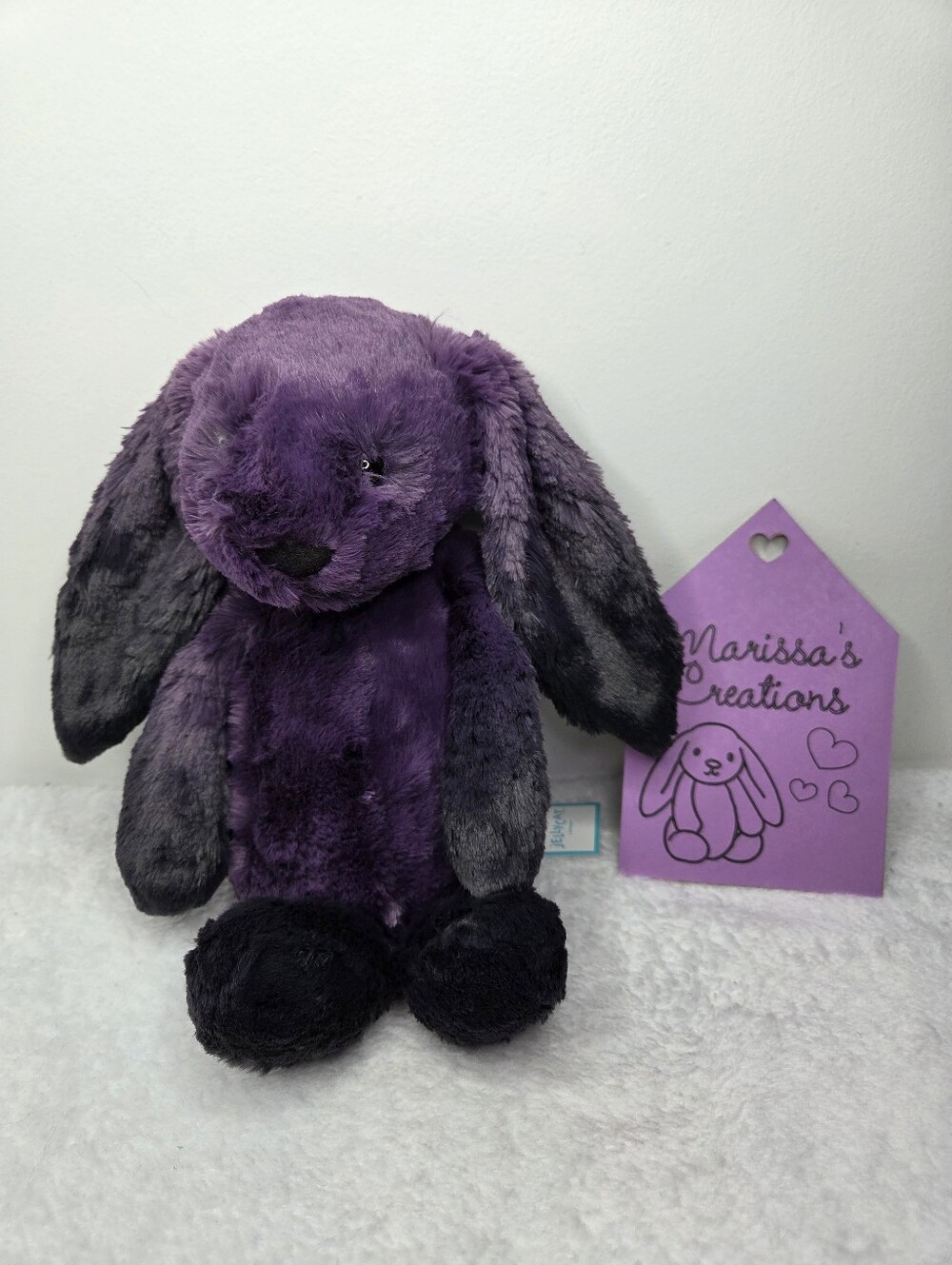 NWT Customized Jellycat Medium Bashful Bunny "Aster"